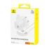 Baseus GaN5 Fast Charger (mini) 1C 20W EU Moon White (With: Baseus Dynamic 3 Series Fast Charging Data Cable Type-C to Type-C 100W 1m Moon White)